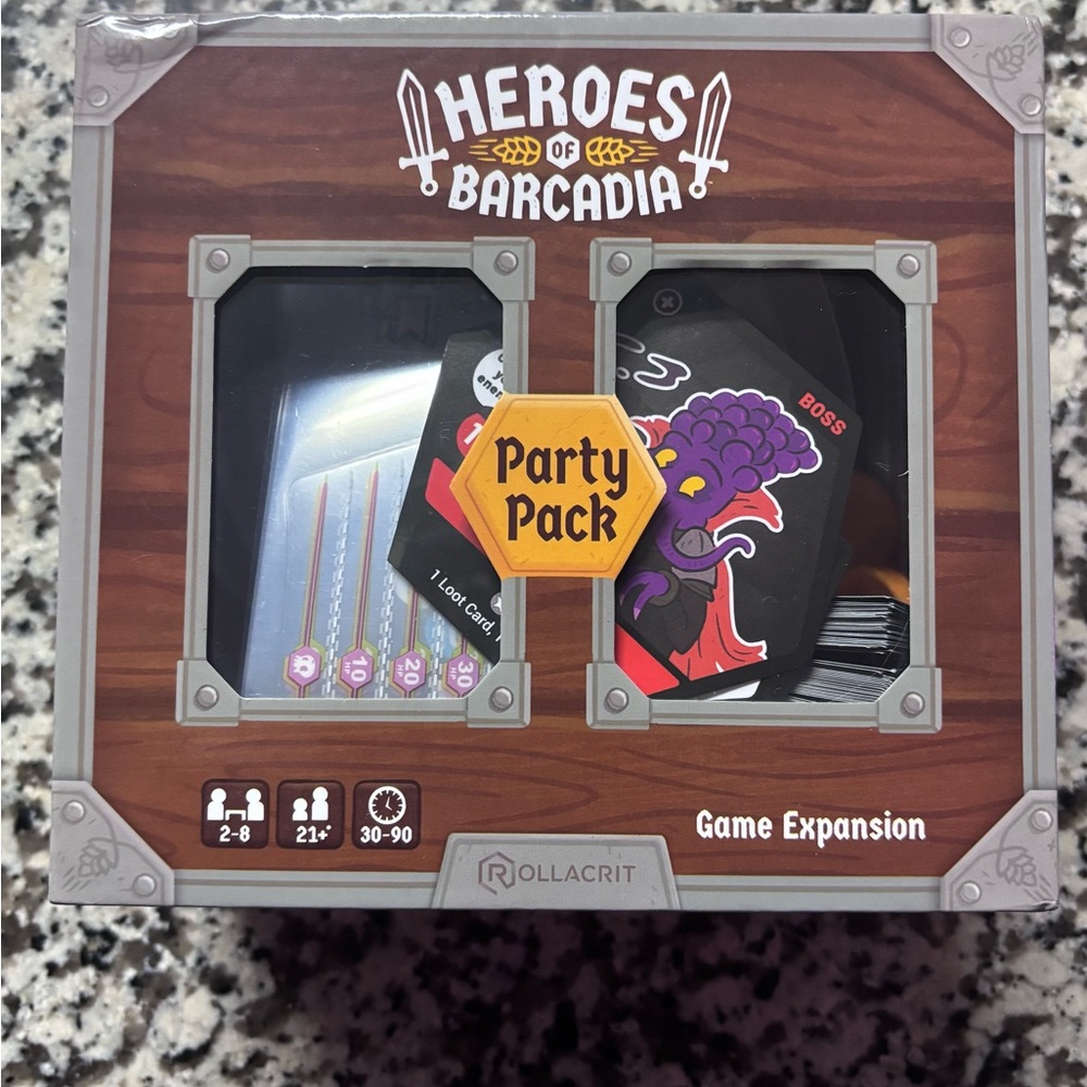 Heroes of Barcadia Party Pack Game Expansion